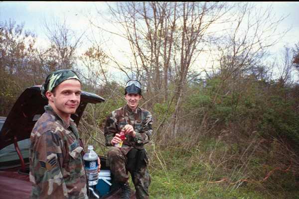 Scott & Bryan .. Looking for a target.